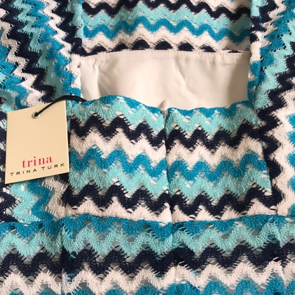 NWT Trina Turk Quaint Crochet Lace Sheath - Picture 9 of 9